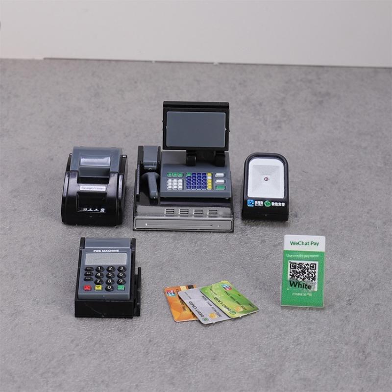 Toy Cash Register - Kit de Caixa Registradora e Máquina