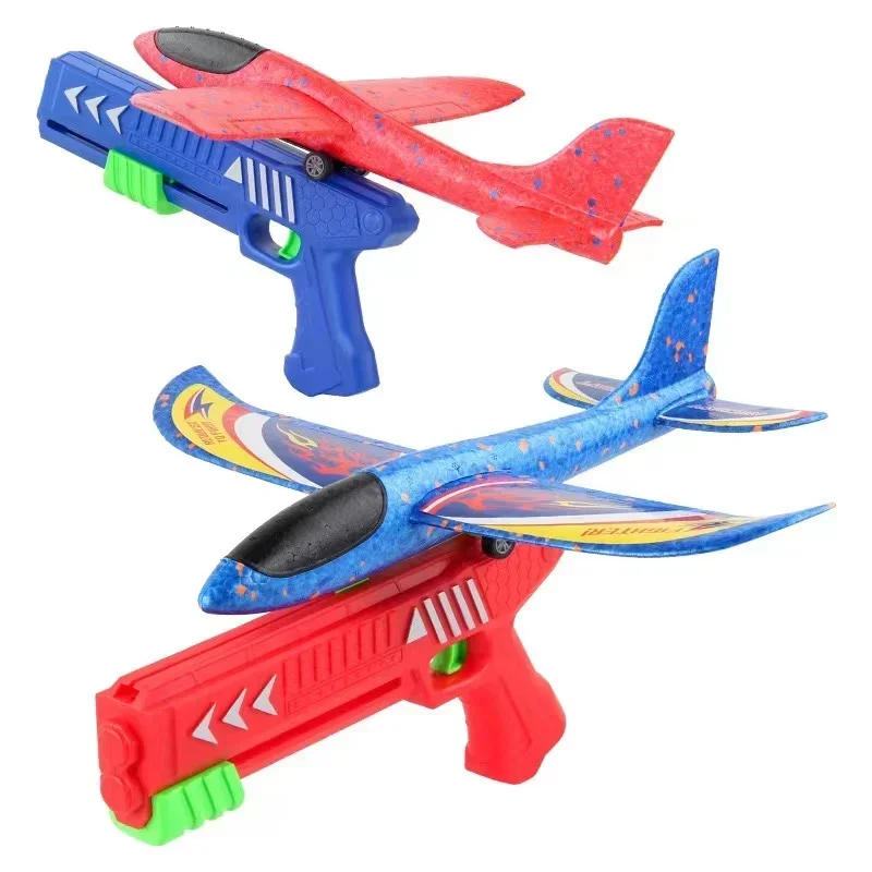 Catapult Launcher Toy - Foam Plane Toy Gun for Kids,