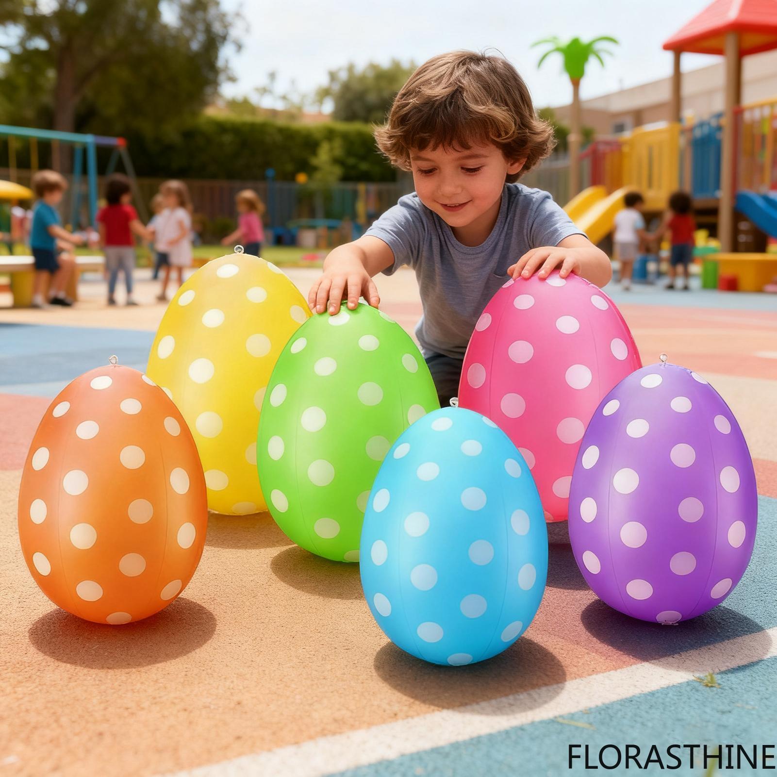 Kids Yard Toys - Conjunto de 6 Ovos Infláveis de