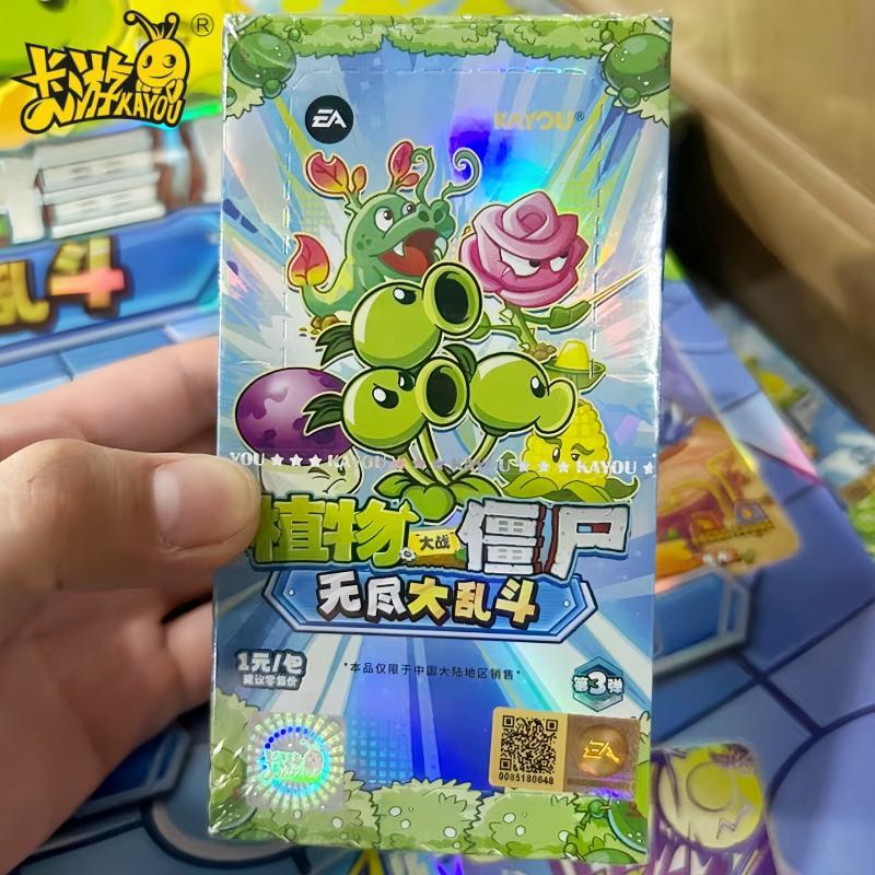 Kids Zombie Toys - Plantas KAYOU genuínas vs. Cartão zumbis