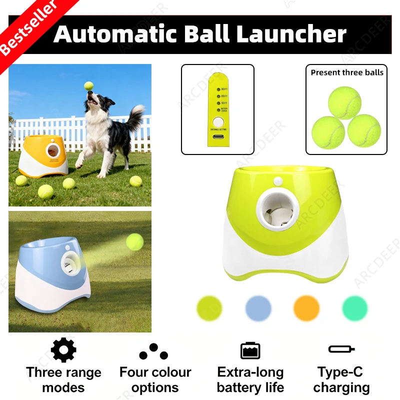 Catapult Launcher Toy - Lançador de bola automático recarregável para