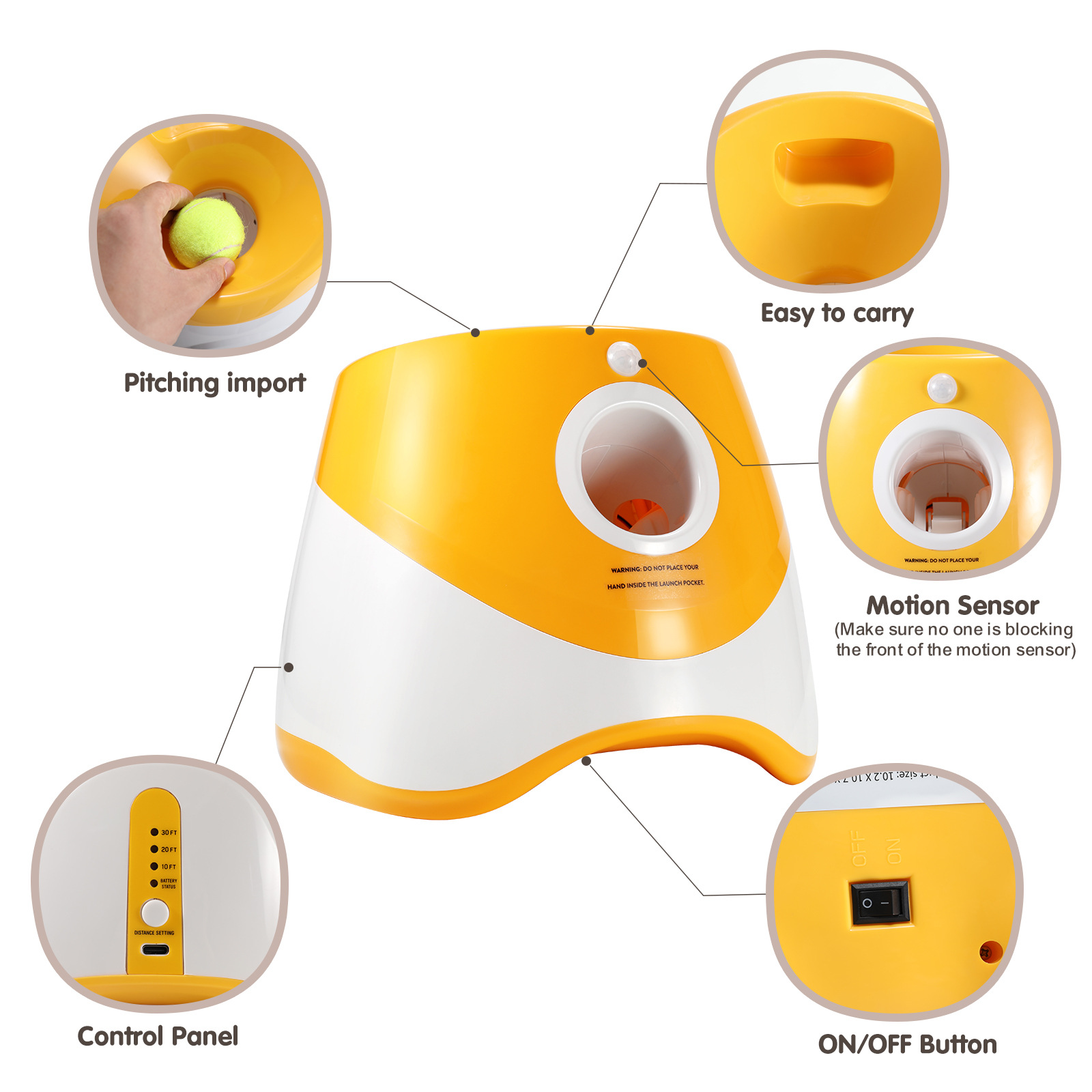 Lançador de Bolas para Cães, B - Catapult Launcher Toy avaliação e preço