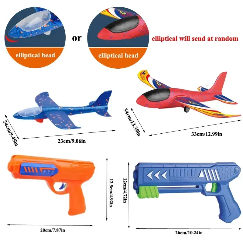 Foam Plane Toy Gun for Kids, L - Catapult Launcher Toy avaliação e preço