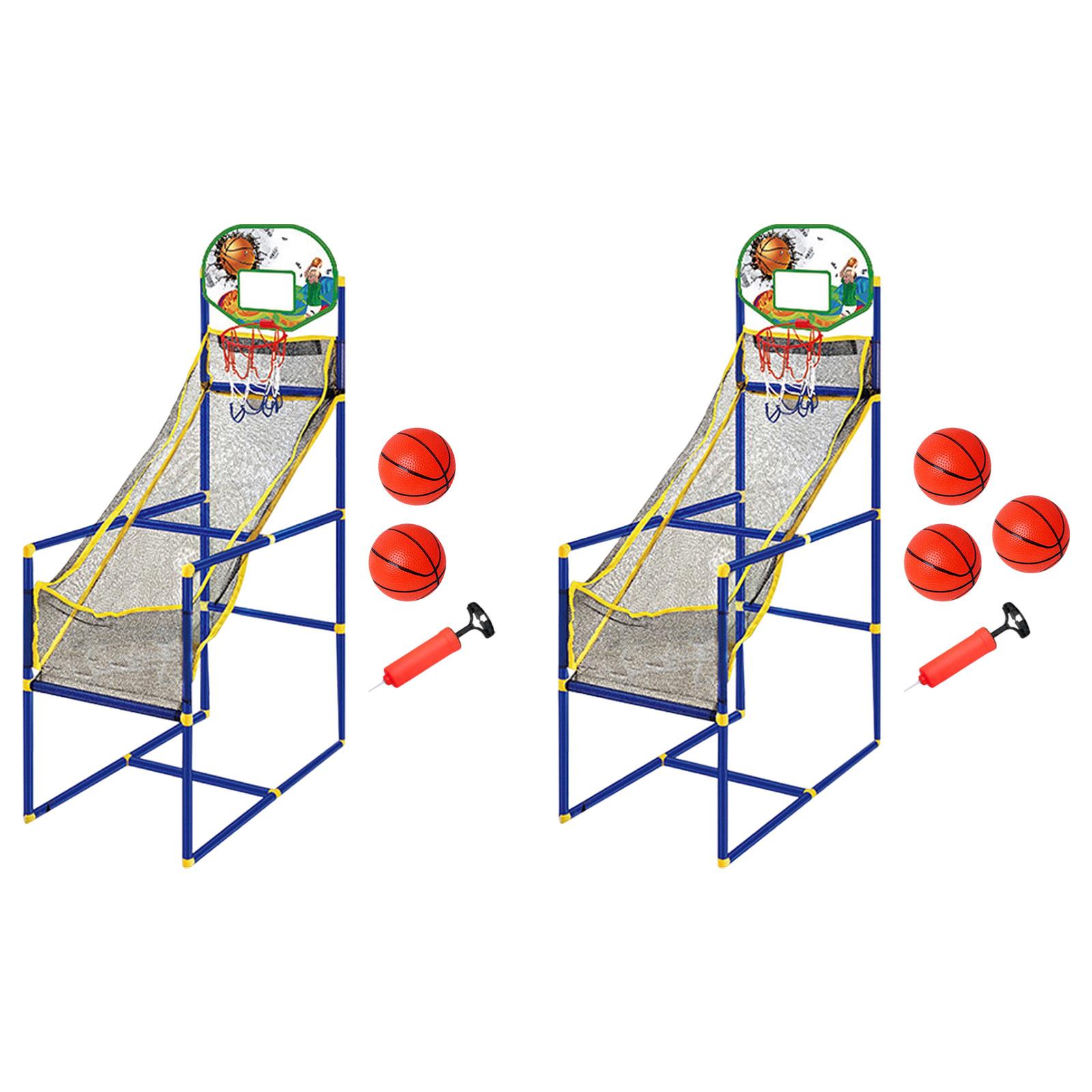 Cesto de basquete portátil par - Kids Yard Toys avaliação e preço