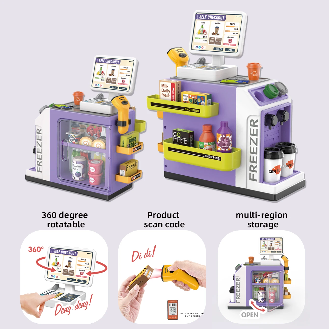 Mini Supermercado de Brinquedo - Toy Cash Register avaliação e preço