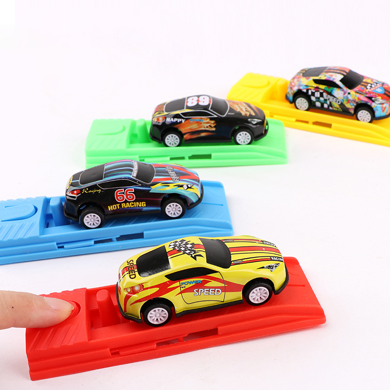 Simulação Cartoon Car Brinqued - Catapult Launcher Toy avaliação e preço