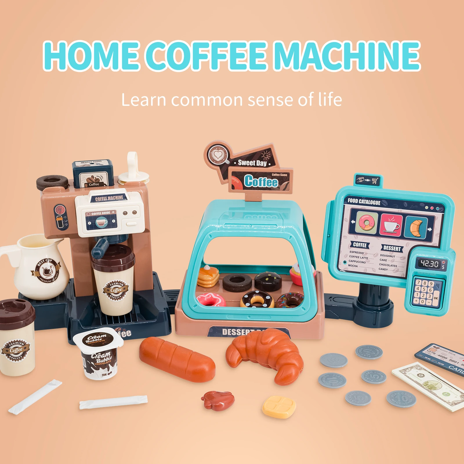 Conjunto de brinquedos de cozi - Toy Cash Register avaliação e preço