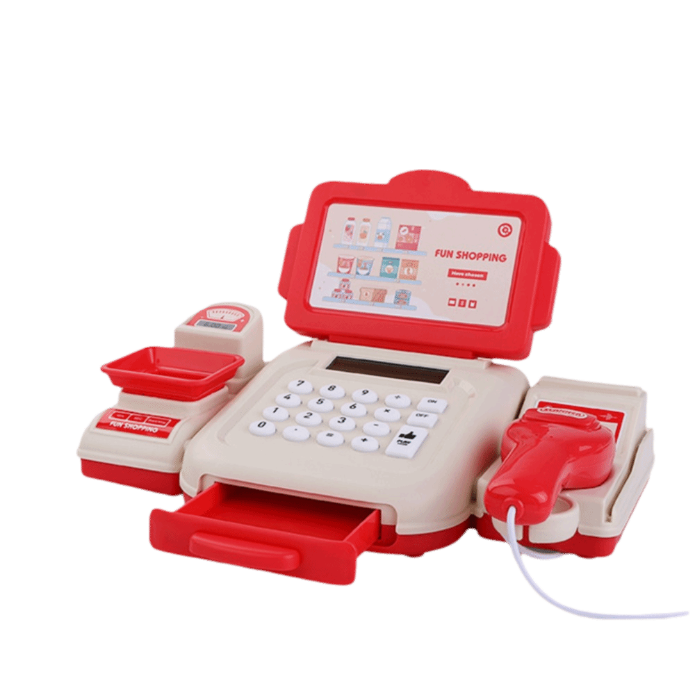 Modelo de Caixa Registradora d - Toy Cash Register avaliação e preço