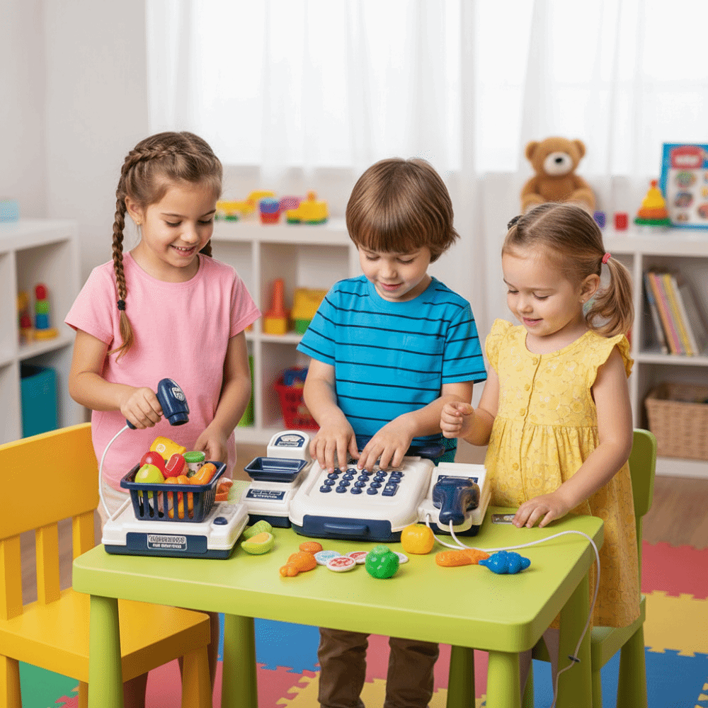 Modelo de Caixa Registradora d - Toy Cash Register avaliação e preço