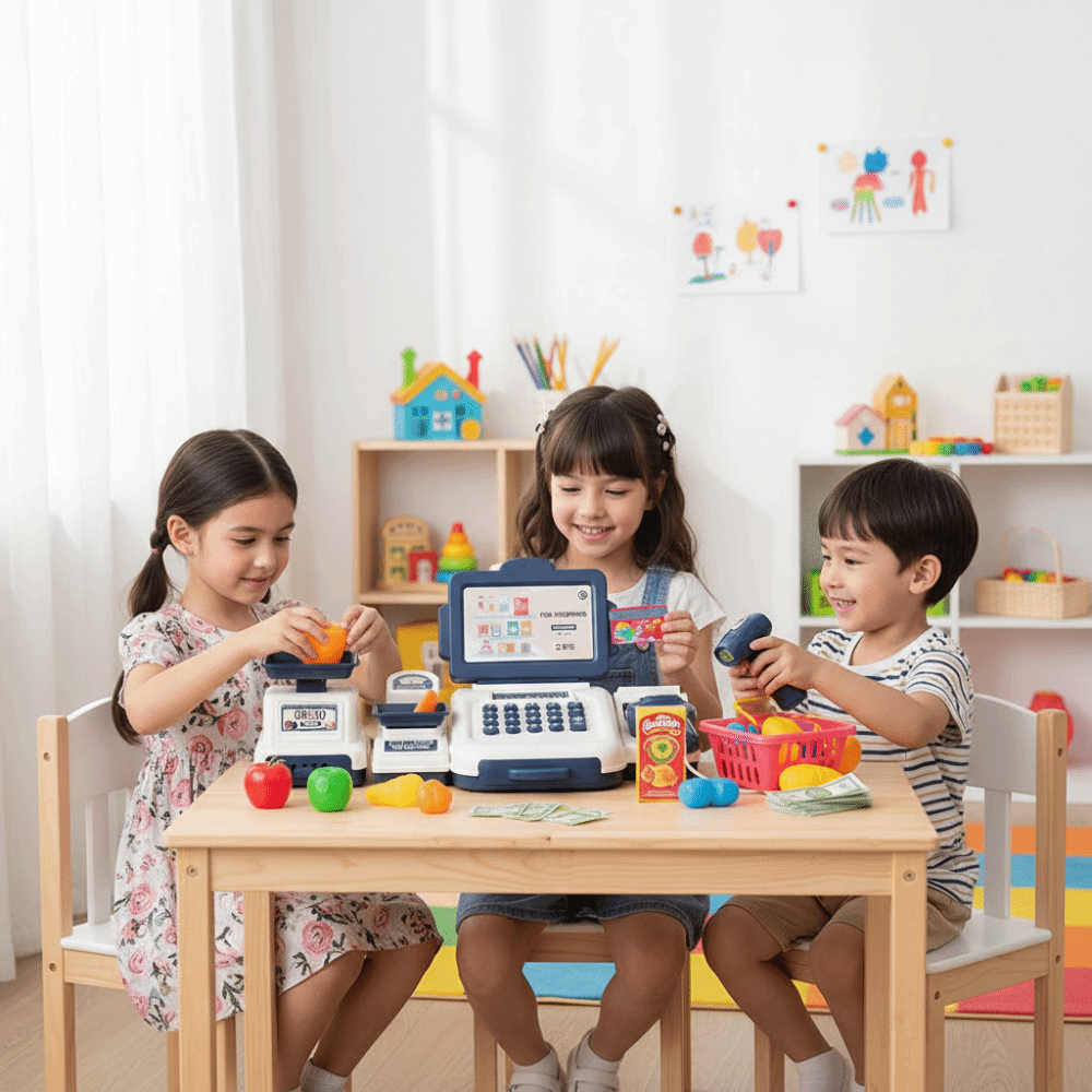 Modelo de Caixa Registradora d - Toy Cash Register avaliação e preço