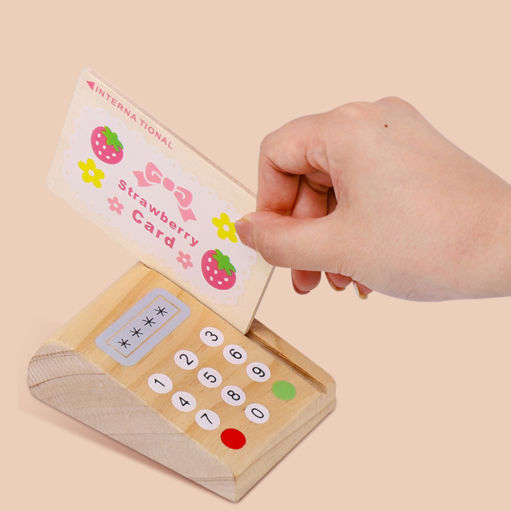 Caixa registradora de madeira  - Toy Cash Register avaliação e preço