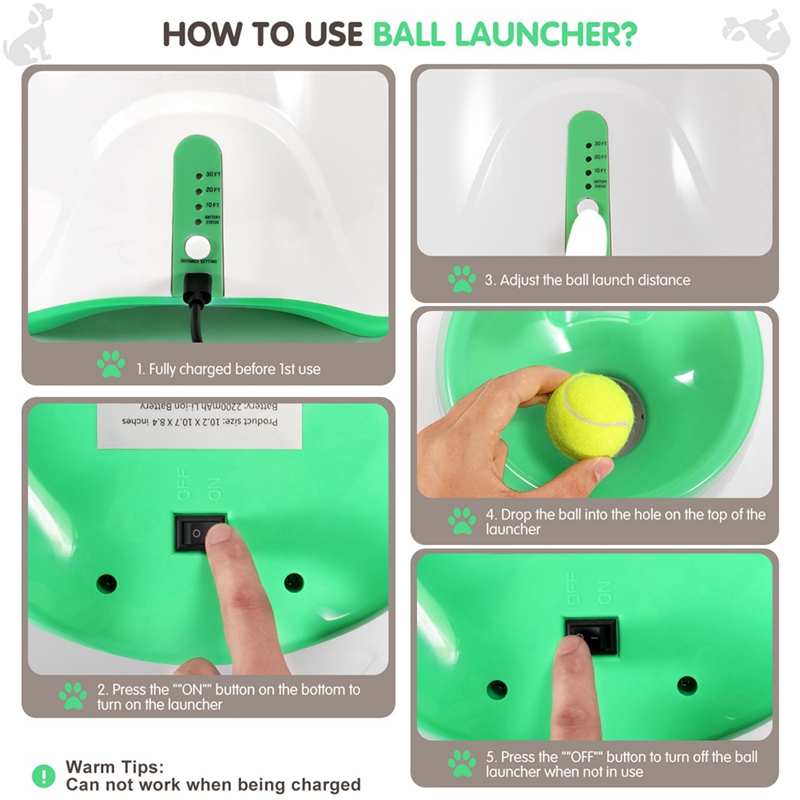 Lançador de Bolas de Tênis par - Catapult Launcher Toy avaliação e preço